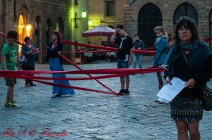 Un momento delle prove in piazza dei Priori - foto: Salvatore Eros Francella